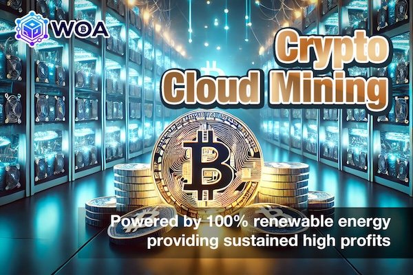 WOA CRYPTO LAUNCHES MOBILE APP FOR XRP, BTC, AND ETH CLOUD MINING